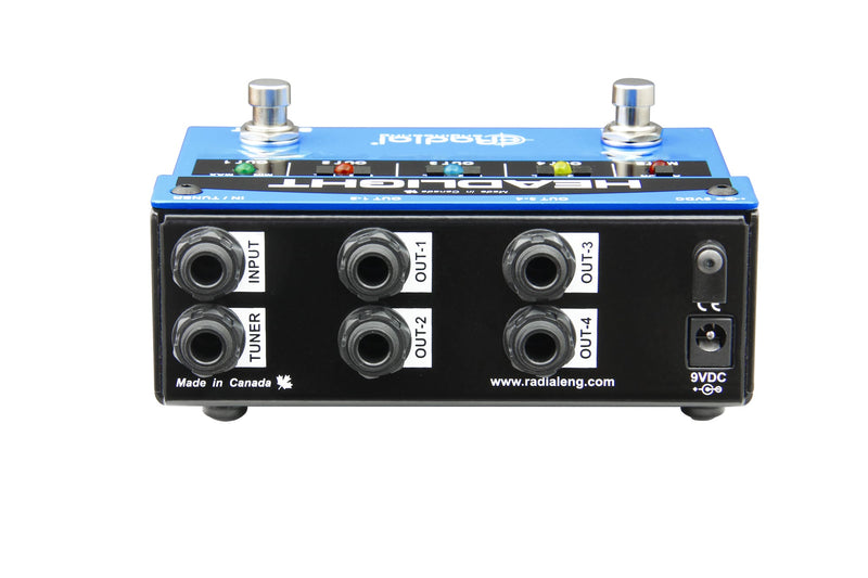 Radial Engineering Headlight Four Output Guitar Amp Selector