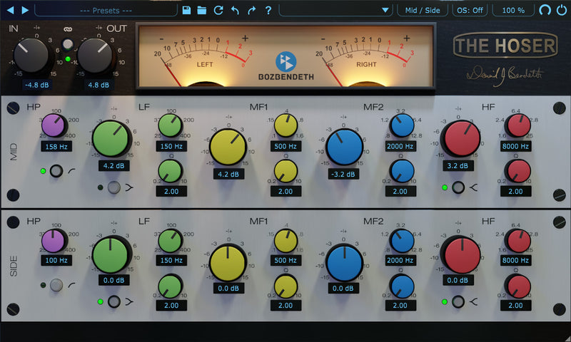 Boz Digital Boz David Bendeth Hoser XT & +10dB Bundle