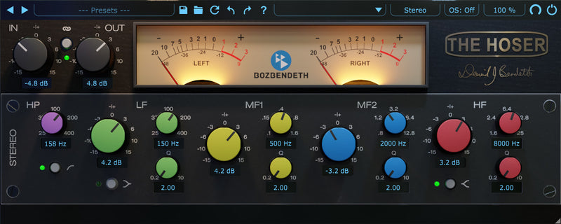 Boz Digital Boz David Bendeth Hoser XT & +10dB Bundle