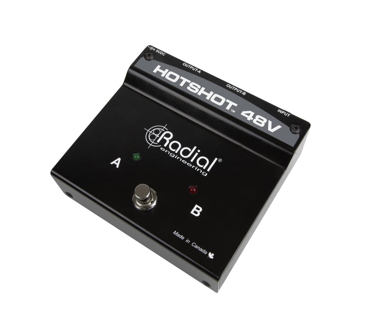 Radial Engineering Hotshot 48V Condenser Microphone Switcher