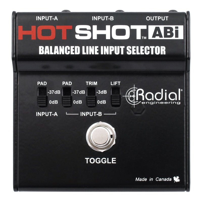 Radial Engineering Hotshot ABi Balanced Input Selector