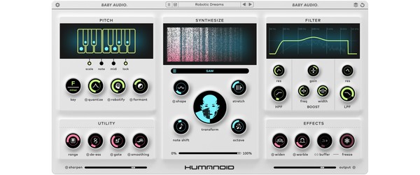 Baby Audio Humanoid Vocal Transformer Plug-In