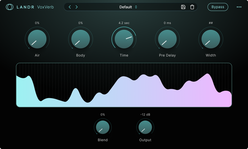 LANDR VoxVerb Reverb Plug-In