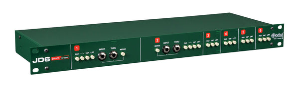 Radial Engineering JD6 Six-Channel Passive Direct Box