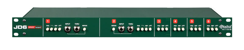Radial Engineering JD6 Six-Channel Passive Direct Box