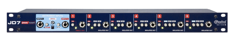 Radial Engineering JD7 Injector Guitar Distro & Splitter