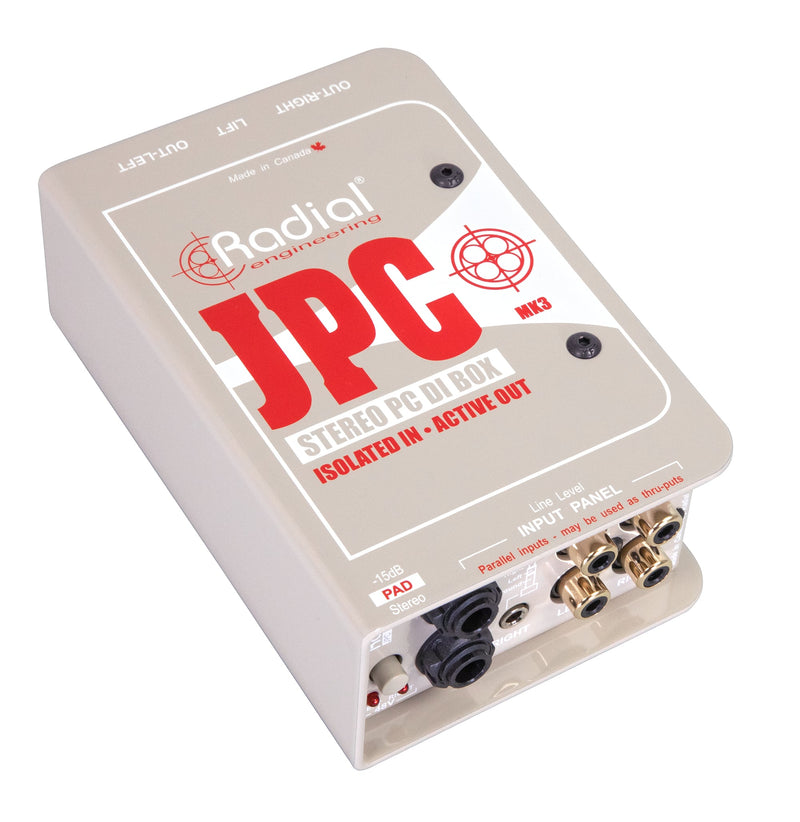 Radial Engineering JPC Active Direct Box for Laptop Computers
