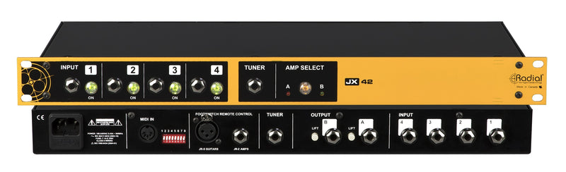 Radial Engineering JX42 V2 Guitar & Amp Switcher