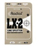 Radial Engineering LX2 Passive Line-Level Splitter & Attenuator