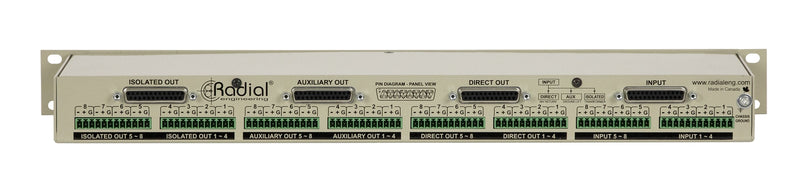 Radial Engineering LX8 8-channel Line-Level Splitter