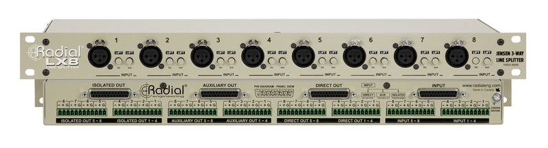 Radial Engineering LX8 8-channel Line-Level Splitter