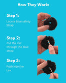 Radius Windshields Mini Urchin Lav Windshield, Grey