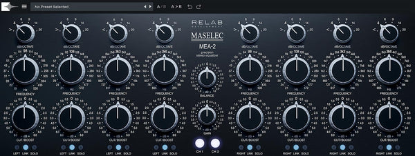 Relab Development Maselec MEA-2 Precision Stereo EQ Plug-In