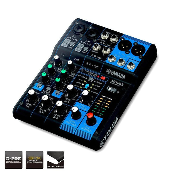 Yamaha MG06X 6-Channel Mixing Desk