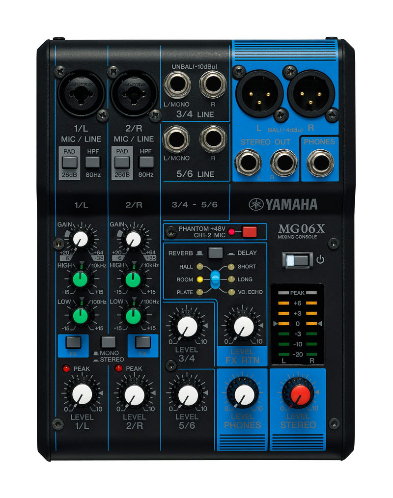 Yamaha MG06X 6-Channel Mixing Desk
