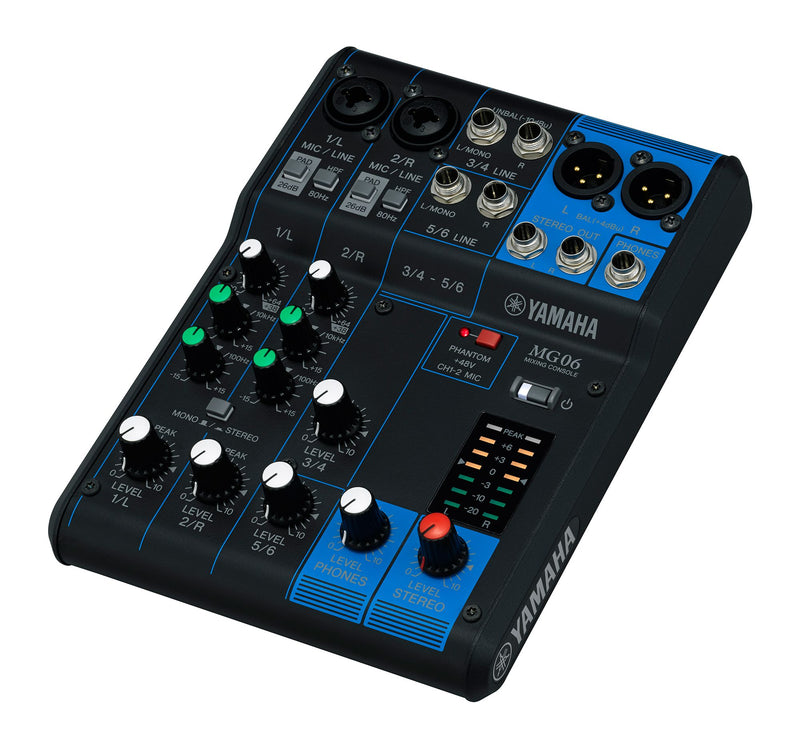 Yamaha MG06 6-Channel Mixing Desk