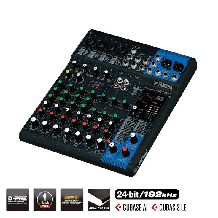 Yamaha MG10XU 10-Channel Mixing Desk