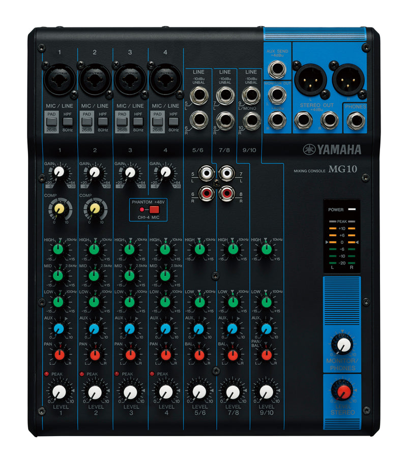 Yamaha MG10 10-Channel Mixing Desk