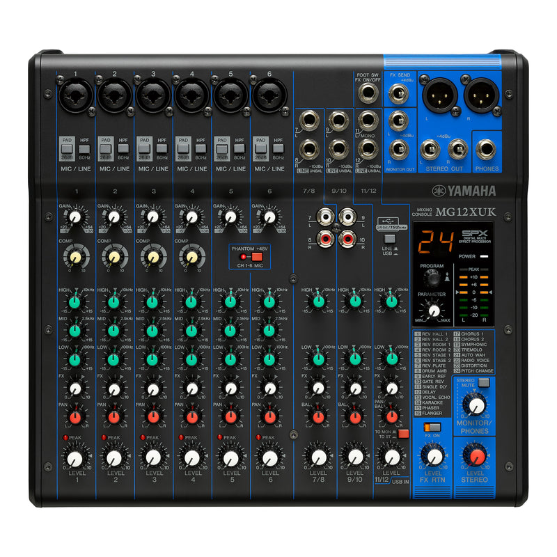 Yamaha MG12XUK 12-Channel Mixing Desk