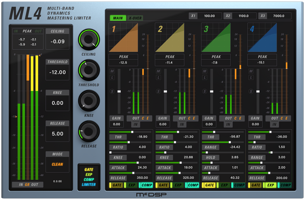 McDSP ML4000 Mastering Limiter Plug-In - Native v7