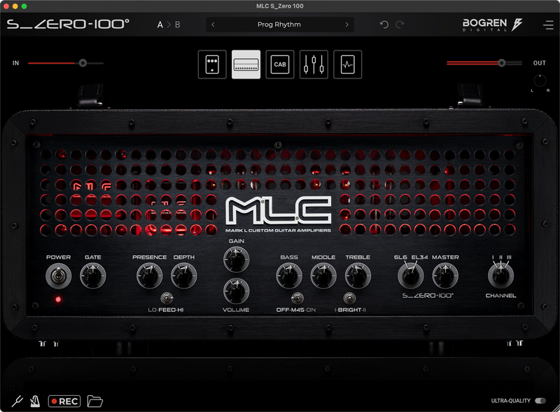 Bogren Digital MLC S_ZERO 100 Guitar Amp Plug-In