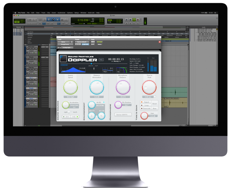 Sound Particles Doppler Plug-In