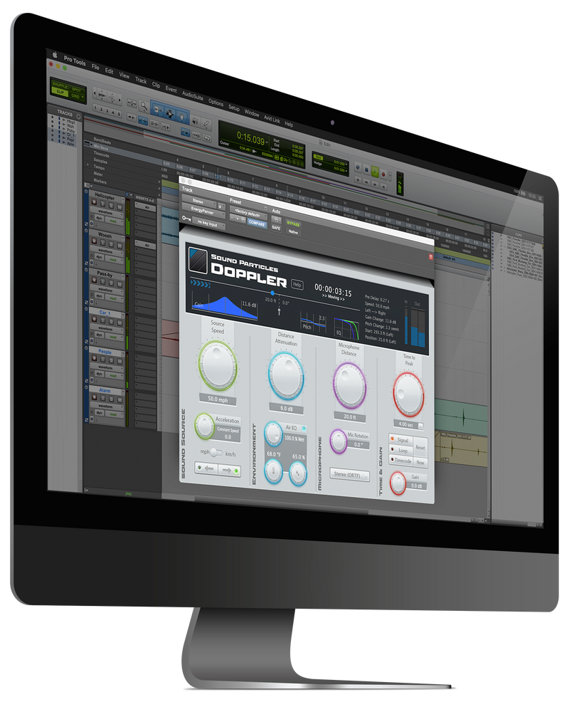 Sound Particles Doppler Plug-In