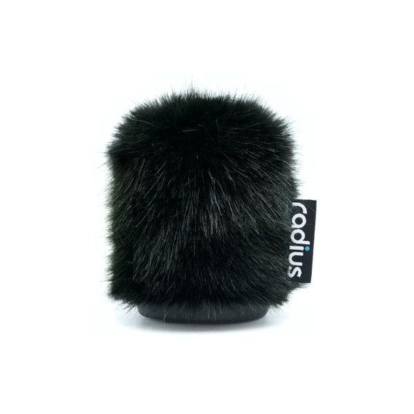 Radius Windshields 7cm Nimbus Windshield (19/22), Black Fur For CS-M1