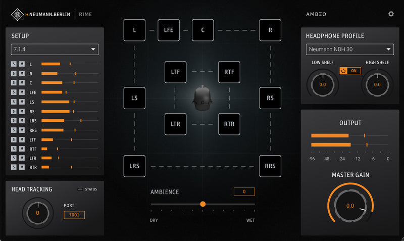 Neumann RIME Binaural Monitoring Plug-In for Neumann Headphones  