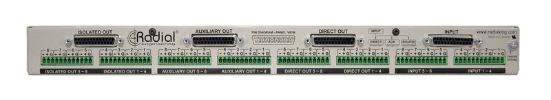 Radial Engineering OX8 8-Channel Mic Splitter