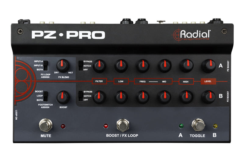 Radial Engineering PZ-Pro 2-Channel Acoustic Preamp