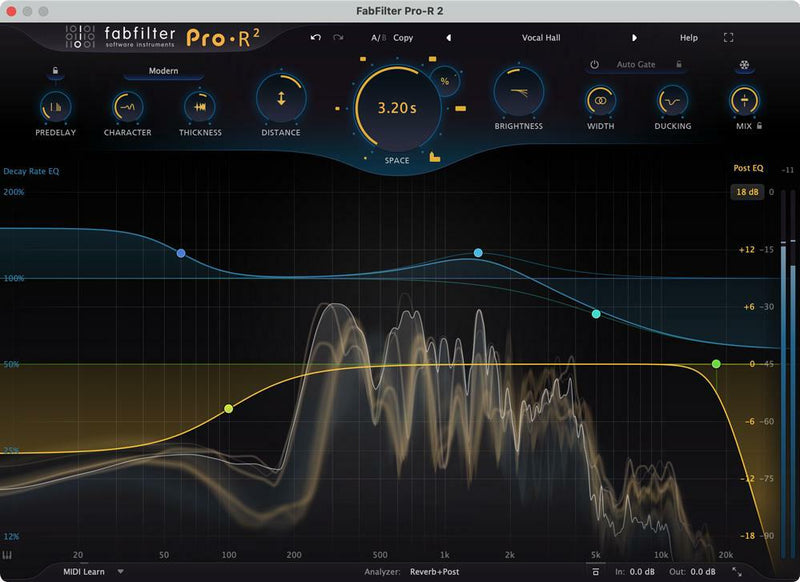 FabFilter Pro-R 2 Algorithmic Immersive Reverb Plug-In