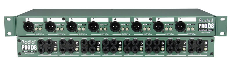 Radial Engineering ProD8 8-Channel Passive Direct Box
