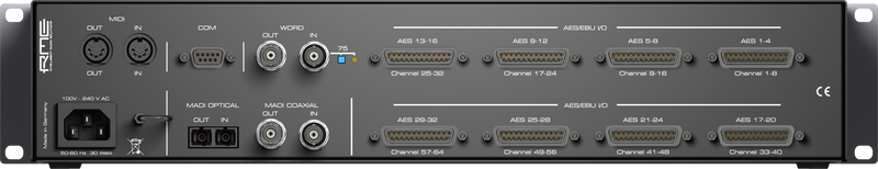 RME ADI-6432 Bidirectional 64-Ch. MADI/AES Converter