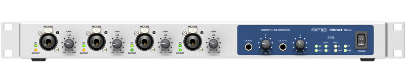 RME Fireface 802 FS High-End USB Audio Interface