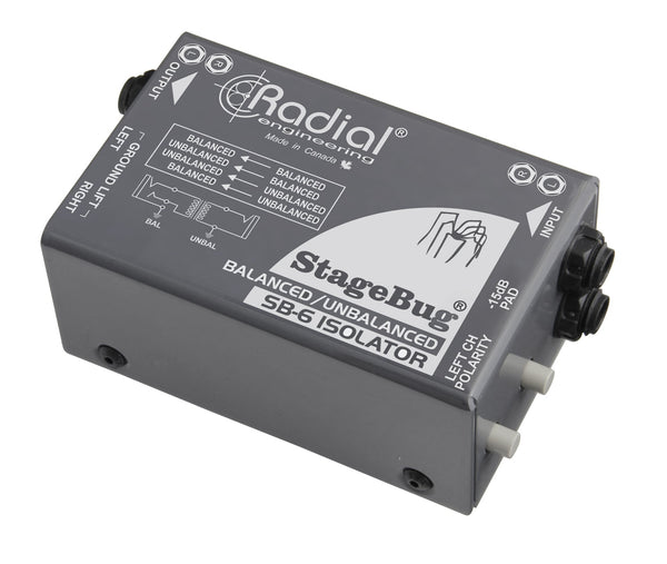 Radial Engineering StageBug SB-6 Stereo Isolator
