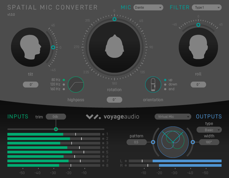 Voyage Audio Spatial Mic - Dante
