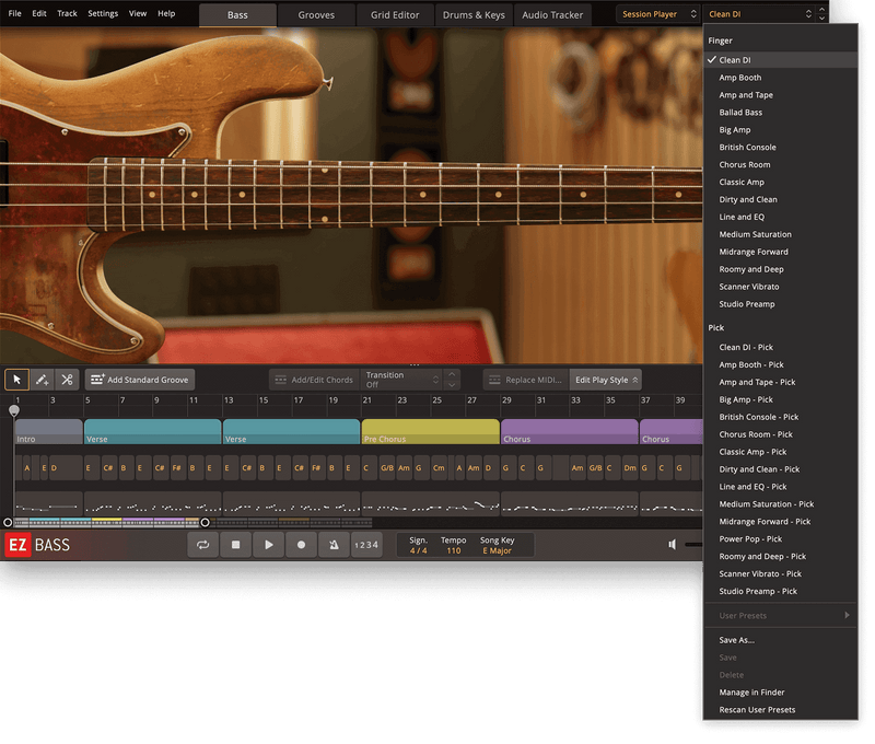 Toontrack Session Player EBX Expansion Pack for EZ Bass