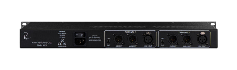 Rupert Neve Designs 5025 Dual Shelford Mic Preamp