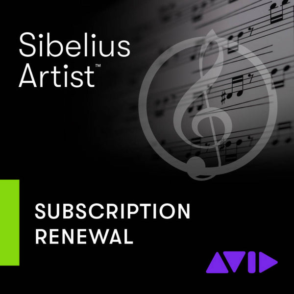 Avid Sibelius Artist - 1 Year Subscription Renewal