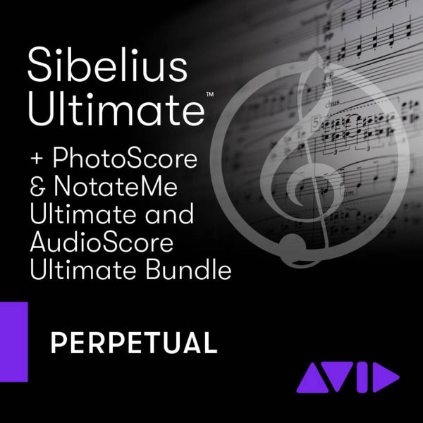 Avid Sibelius Ultimate Perpetual with PhotoScore & AudioScore