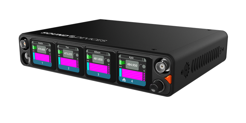 Sound Devices Astral ARX8 4-, 6-, or 8-Channel Portable True-Diversity Wireless Receiver with SpectraBand