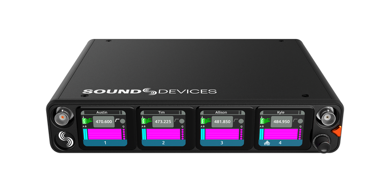 Sound Devices Astral ARX8 4-, 6-, or 8-Channel Portable True-Diversity Wireless Receiver with SpectraBand
