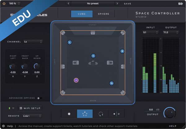 Sound Particles Space Controller (Studio) - EDU
