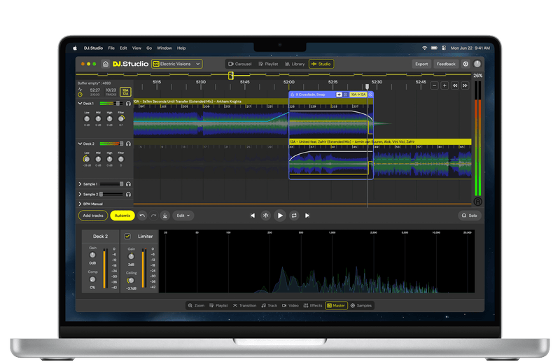 DJ.Studio Pro Edition DAW for DJ Mixing