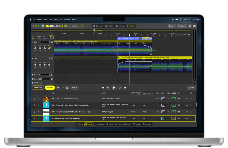 DJ.Studio Pro Edition DAW for DJ Mixing