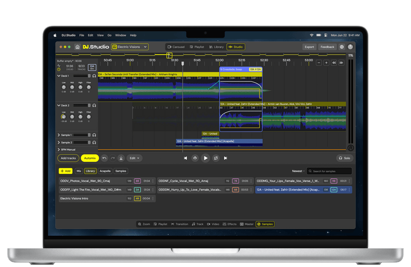 DJ.Studio Pro Edition DAW for DJ Mixing