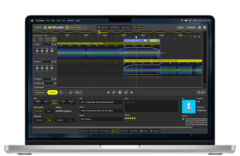 DJ.Studio Pro Edition DAW for DJ Mixing
