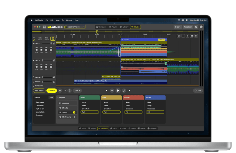 DJ.Studio Pro Edition DAW for DJ Mixing