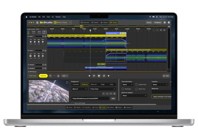 DJ.Studio Pro Edition DAW for DJ Mixing
